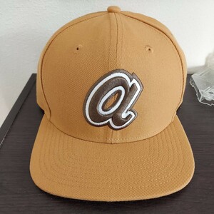 ニューエラ New ERA オリジナルフィット スナップバック キャップ　アトランタブレーブス ブラウン　美品　正規品 クーパーズタウン