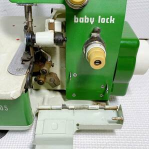 ◆ JUKI ジューキ ロックミシン baby lock ベビーロック EF-205 裁縫 ハンドクラフト 手工芸 F475500 MADE IN JAPAN 動作未確認 の画像4