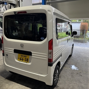 N-VAN 4WD 24881ｋｍ 車検6年8月20日付 ナビ ETC付 マニアル車すぐに乗れます。 の画像4