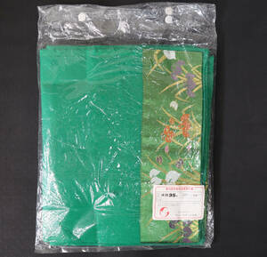 中古 五月人形 節句飾り用敷物 35号 125cm×100cm 毛氈 緑の布 布 敷物 日本人形協会