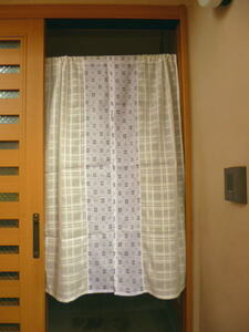 【本物志向】幅広サイズ2500円着物素材で作ったリッチな暖簾　