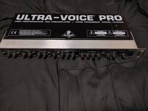 Behringer ベリンガー VX2000 ULTRA VOICE PRO マイクプリ チャンネルストリップ Discrete VINTAGE INPUT/GATE/EXPANDER/OPTO COMP