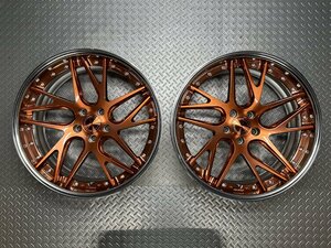 【中古2本】WORK GNOSIS CVX 20x10.0J+17 5穴114.3 ワーク グノーシス CVXD (24040145)