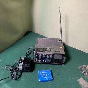 Victor M-5 Five Band Radio-Television 綺麗 ビクター MW-SW-FM-VHF-UHF 5バンド ラジオ モノクロ テレビジョン1976年製動作未確認 中古