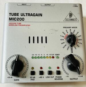 BEHRINGER ベリンガー　TUBE ULTRAGAIN MIC200　ジャンク