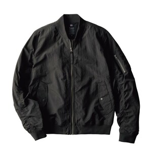 ワークマン【LLサイズ】MA-1タイプユーティリティジャケット ブラック FieldCore UJ002E UTILITY JACKET WORKMAN