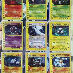 ポケモンカード 英語版 スピアー クロバット Crystal type Lugia Machamp Rhydon Starmie eカード 9枚セット Pokemon Cards! 海外PSA Baseの画像1