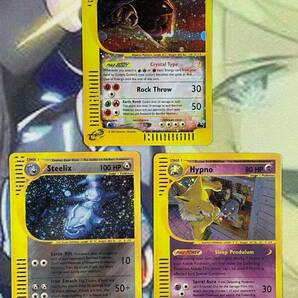 ポケモンカード 英語版 エーフィ ブラッキー Crystal type Golem Ninetales Eevee Hypno eカード 9枚セット Pokemon Cards! 海外PSA Baseの画像4
