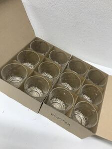 refle03【保管品】ロックグラス 6個入り 2箱 ガラス グラス ロック 店舗 飲食店 居酒屋 【現状品】