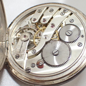 4167[T]TAVANNES/タバン/手巻き/懐中時計/銀製ケース/0.875/現状渡しの画像10