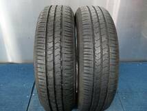 ★8-8.5分山★20.21年製★ ブリヂストンECOPIA NH100C 155/65R14　社外ホイール 14×4.5J +43 4H-100 4本セット 軽自動車等　E603_画像9