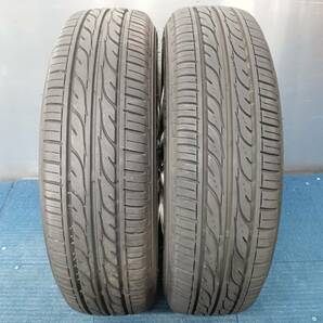 ★8-8.5分山★21年製★ ダンロップDIGI-TYRE EC202 155/65R14 社外ホイール 14×4.5J +45 4H-100 4本セット 軽自動車等 E617の画像9