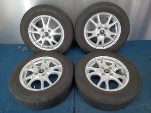 ★8分山★20年製★ ヨコハマBluEarth 175/70R14　社外ホイール 14×5.5J +42 4H-100 4本セット　E803