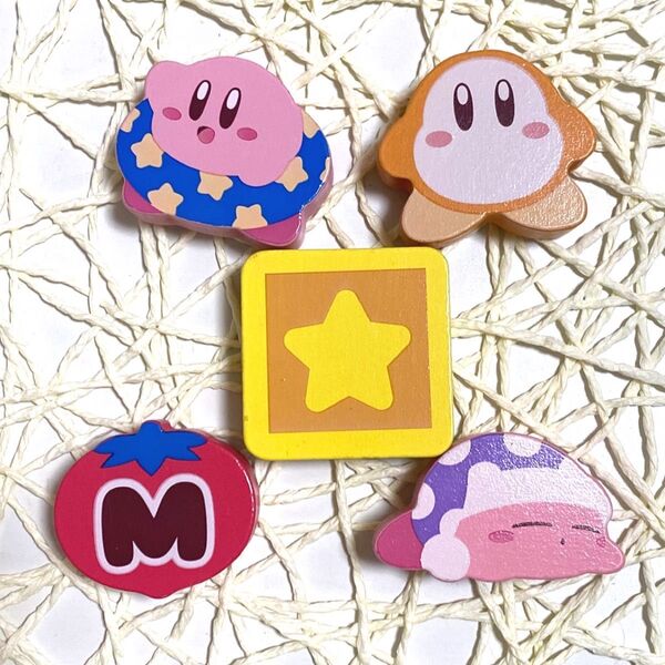 【匿名配送】 星のカービィ 積み木 カービィ ワドルディ 5点セット