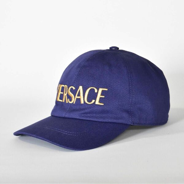 新品未使用 ヴェルサーチェ VERSACE ロゴ CAP キャップ 帽子