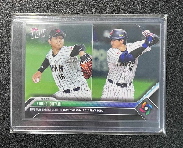 大谷翔平 WBC topps now 二刀流　カード 中国戦 WBC-8 Shohei Ohtani WBC 侍ジャパン 