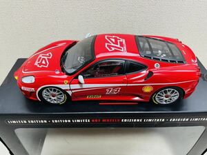 1/18 HW エリート フェラーリ F430 チャレンジ red #14 ホットウィール Hotweels Ferrari