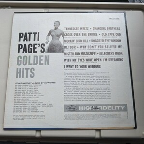 レコード PATTI PAGE - GOLDEN HITSの画像2