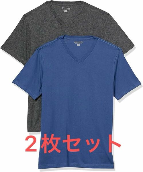 マルチパック Tシャツ Vネック スリムフィット 半袖 メンズ 半袖Tシャツ