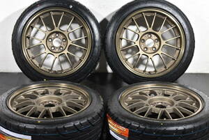 ☆RAYS VOLK RACING SE37 17インチ☆鍛造品☆PCD100 7.5J +48☆VALINO GREEVA 08D☆21545R17☆プリウス 86 BRZ レガシィ インプレッサ☆