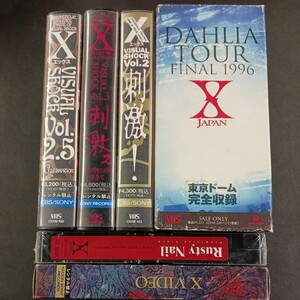  VHS_4】X JAPAN ビデオテープ まとめて 大量