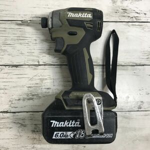 6r64 マキタ インパクトドライバー TD173D オリーブ 本体 バッテリー BL1860B セット DIY 工具 電動工具 makita 1000‐