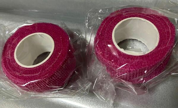 自着包帯 自着テーピング カラー ピンク2個セット
