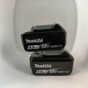 動作品 2個 マキタ Makita 純正 Li-ion バッテリー BL1860B 6.0Ah 18V BL1860 雪マーク バッテリー インパクトドライバー 16 検索) 美品の画像1