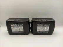 動作品 2個 マキタ Makita 純正 Li-ion バッテリー　BL1860B 6.0Ah 18V BL1860 雪マーク バッテリー インパクトドライバー 20 検索) 美品_画像5