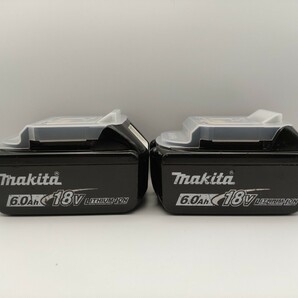 動作品 2個 マキタ Makita 純正 Li-ion バッテリー BL1860B 6.0Ah 18V BL1860 雪マーク バッテリー インパクトドライバー 20 検索) 美品の画像3