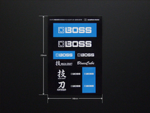 ステッカー BOSS 検 シール ボス ブルースキューブ Blues Cube Roland ローランド_画像2