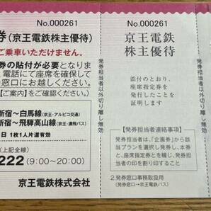 高速バス 京王バス 新宿-松本・長野・飛騨高山 有効期限2024/05/31まで 送料込の画像1