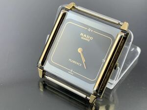 [A1297]本体のみの為 1円～☆メンズ腕時計 クォーツ SWISSMADE ラドー RADO FLORENCE フローレンス 121.2020.2 動作品