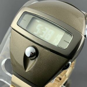 [A1404]1円～☆メンズ腕時計 デジタル SEIKO セイコー アルバ ALBA SPOON スプーン w626-4000 動作品の画像1