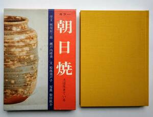 淡交社　カラー朝日焼　土は生きている　初版　絶版　希少　瀬戸内寂聴　昭和52年　日本　陶芸　陶器