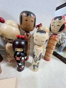 こけしらまとめて郷土玩具 伝統こけし 民芸品 伝統工芸 置物 昭和レトロ 工芸品 