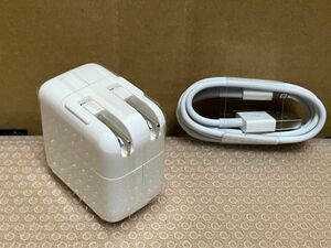 【未使用品】Apple 10W USB電源アダプタ ライトニングケーブル③ 新品