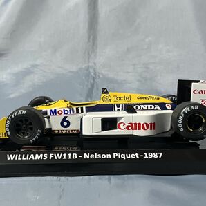 デアゴスティーニ ウィリアムズ FW11B ネルソン ピケ  1987年   1/24の画像3