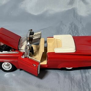 サニーサイド製  1959年 シボレー インパラ   赤  プルバックカー    1/38の画像1