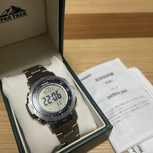 ■超美品■CASIO PRO TREK■PRW-31YT-7JF■カシオ プロトレック■サファイアガラス チタンバンド■フルコマ■専用箱付■の画像8