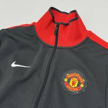 NIKE ナイキ Manchester United マンチェスターユナイテッド ジャージ ジャケット S グレー メンズ サッカー イングランド 24-0409_画像3