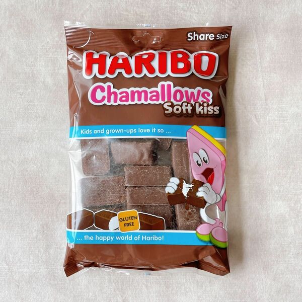 HARIBO【日本未販売】chamallows soft kiss 200g チョコマシュマロ　パリパリ