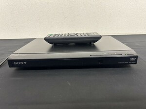 A2　SONY　ソニー　DVP-SR20　CD/DVDプレーヤー　2015年製　映像機器　通電確認済み　リモコン付き　現状品