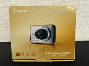 A2　Canon　キャノン　Power Shot A495　パワーショット　PC1470　コンパクトデジタルカメラ　元箱付　付属品多数　現状品