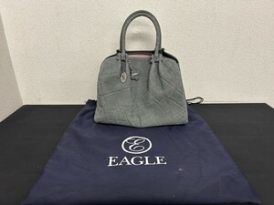 A2　EAGLE　イーグル　JRA　象　ゾウ　エレファント　レザー　ハンドバッグ　レディースファッション　横約29㎝　縦約23㎝　マチ約8㎝