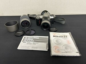 A2　Nikon　ニコン　U　28-80㎜　70-300㎜　レンズ2点　説明書付き　一眼レフ　フィルムカメラ　現状品