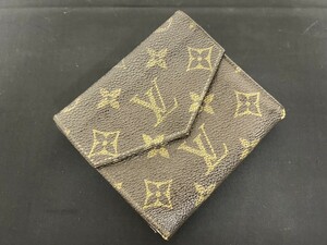 A2 LOUIS VUITTON ルイヴィトン M61660 ポルトモネ ビエ カルトクレディ 三つ折り財布 ウォレット ブランド財布 881 AN モノグラム 現状品