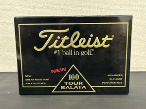 未使用保管品　A3　Titleist　タイトリスト　100 TOUR BALATA　1 ball in golf　ゴルフボール　箱付　現状品