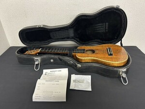  almost unused ultimate beautiful goods A1 kamaka ukuleleka maca ukulele HB-2D hard case attaching stringed instruments present condition goods 