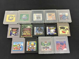 A3 Nintendo ニンテンドー GAME BOY COLOR ソフト タイトル 14点 まとめて クォース ポケモン 遊戯王 ゼルダ 信長の野望 ワンピース 等